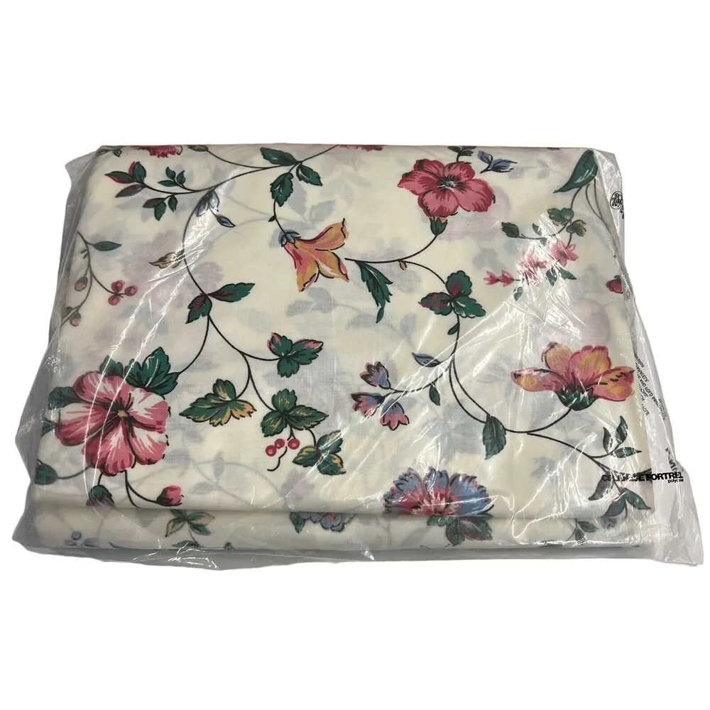 Vintage Galleria Cannon‎ Mills Mervyn's Olivia Flora Sheets